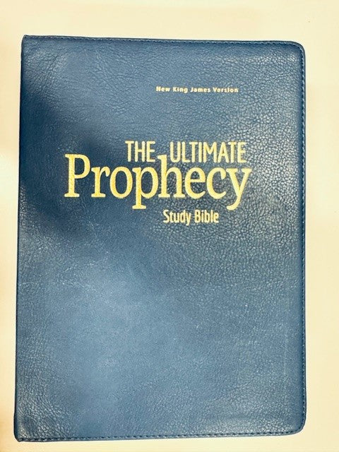 ONE-OF-A-KIND The Ultimate Prophecy Study Bible - Blue Leathersoft by Amazing Facts