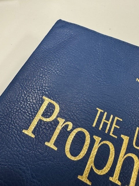 ONE-OF-A-KIND The Ultimate Prophecy Study Bible - Blue Leathersoft by Amazing Facts