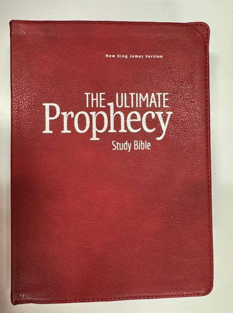 ONE-OF-A-KIND The Ultimate Prophecy Study Bible - Maroon Leathersoft by Amazing Facts