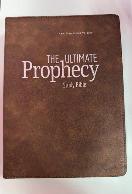 ONE-OF-A-KIND The Ultimate Prophecy Study Bible - Brown Leathersoft by Amazing Facts