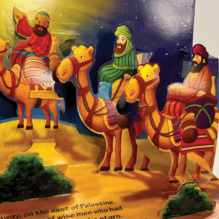 The Birth of Baby Jesus, Bible Stories Pop-Up Book by Safeliz Publishing