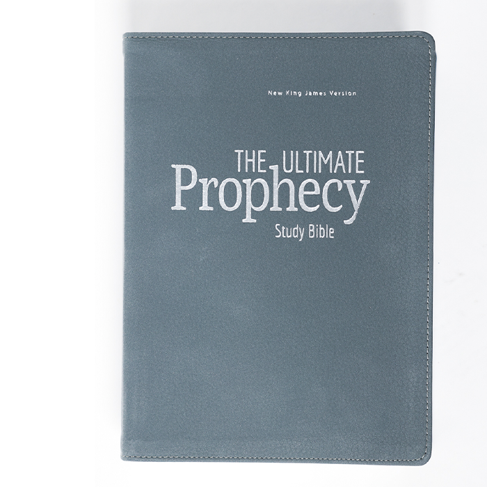 Now in Stock! The Ultimate Prophecy Study Bible - Gray Leather by Amazing Facts