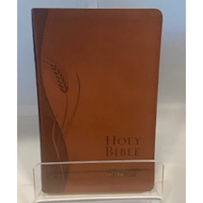 ONE-OF-A-KIND DEAL ~ NKJV Prophecy Study Bible (Brown Leathersoft) by Amazing Facts