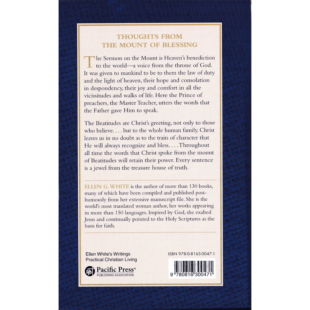 Thoughts From the Mount of Blessing (Hardback) by Ellen White