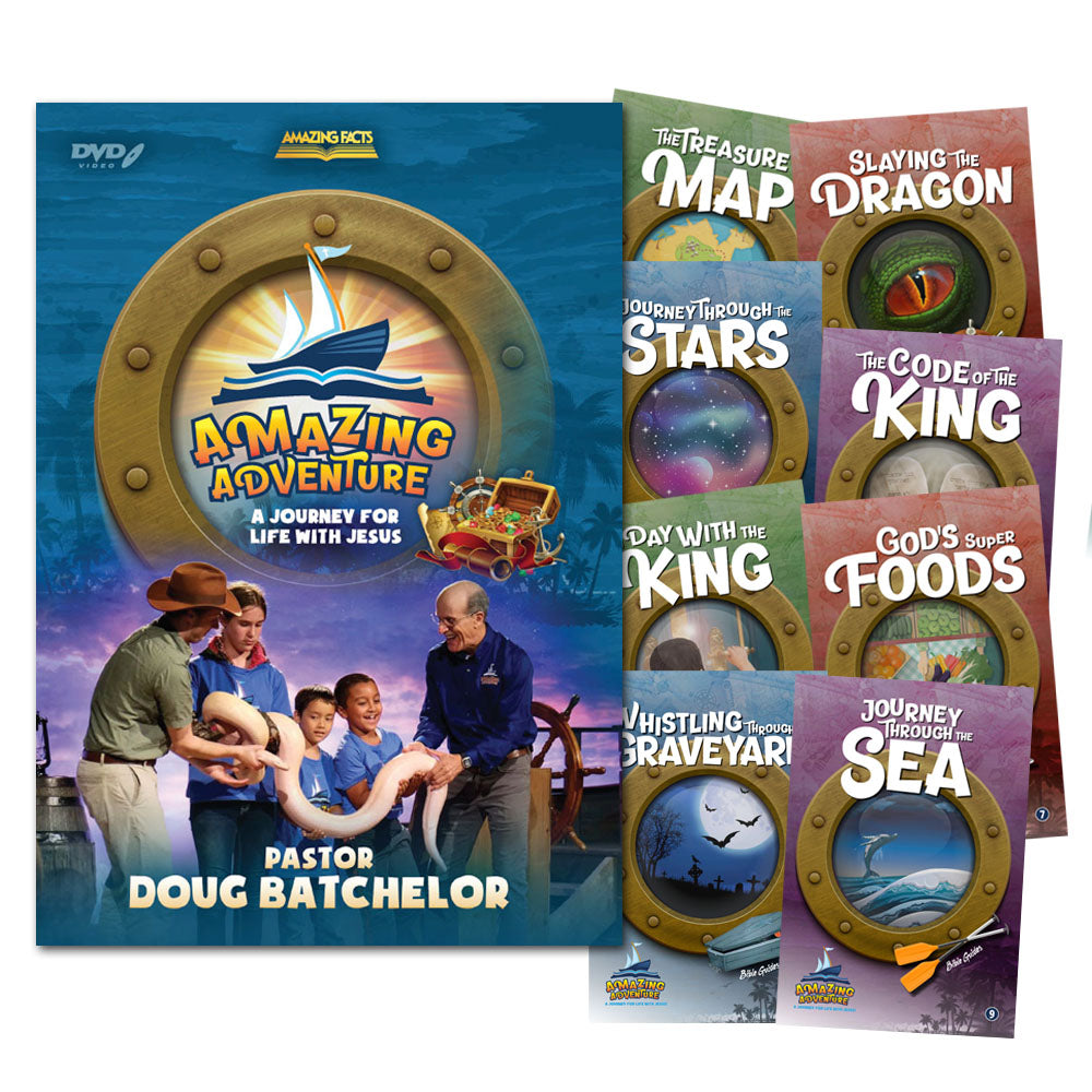 Amazing Adventure DVD, Study Guide & Activity Book Set by Doug Batchelor